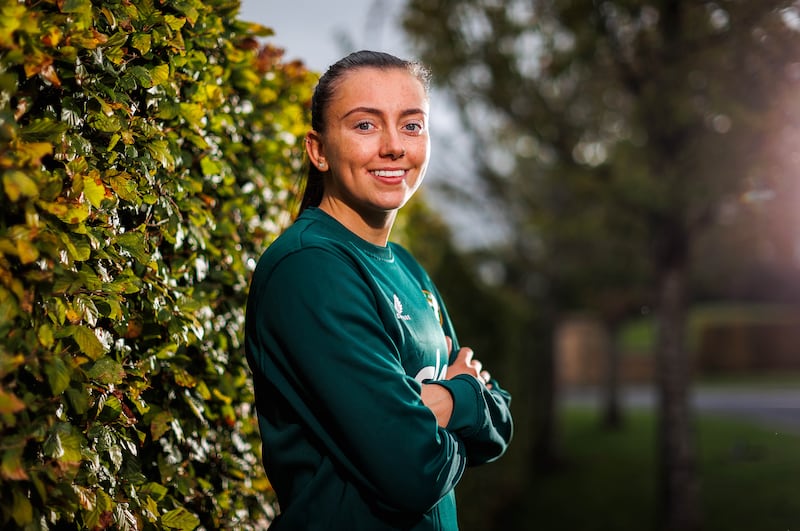 'Ringsend Abbie' Larkin joined Scottish Premier League champions Glasgow City this year, following in the footsteps of Katie McCabe. Photograph: Ryan Byrne/INPHO