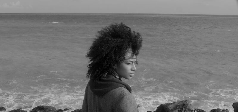 Jeanne Nicole Ní Áinle in Holy Island. Photograph: Eclipse Pictures
