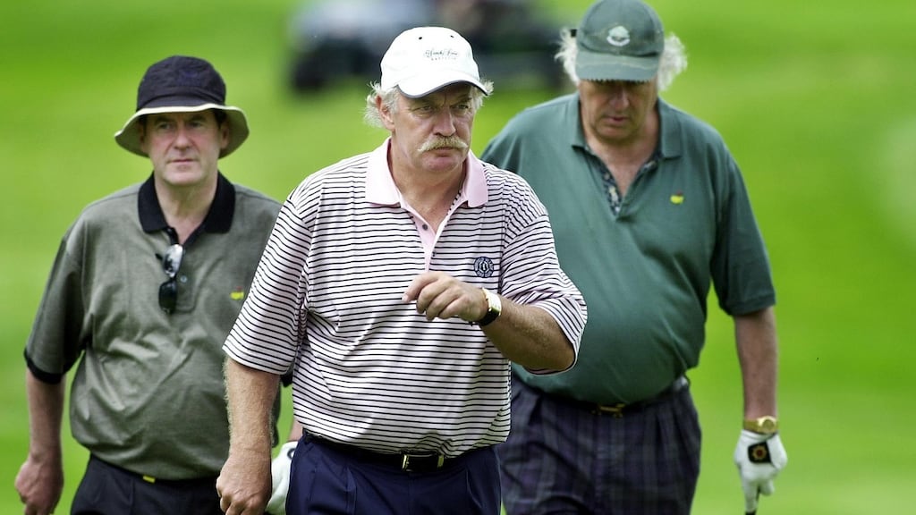 JP McManus, Dermot Desmond and John Magnier: trio were major shareholders in Barchester Healthcare, which was sold this week to US group Welltower. Photograph: Eric Luke