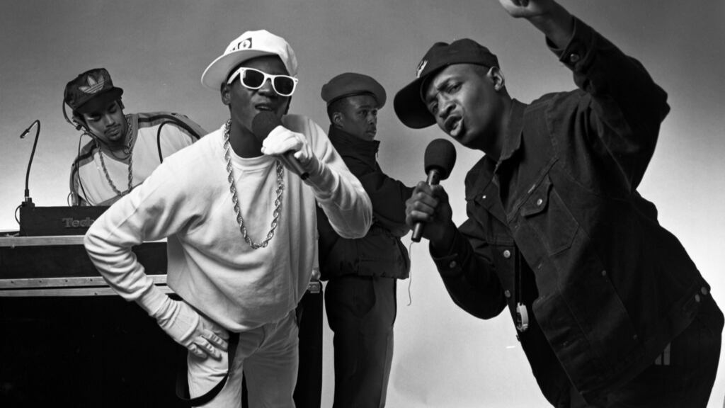 Public Enemy: Flavor Flav and Chuck D in 1987. Photograph: Jack Mitchell/Getty