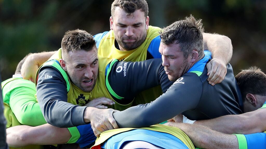 Ireland have named Jack Conan at number eight and Peter O’Mahony at openside flanker. Photograph: Dan Sheridan/Inpho
