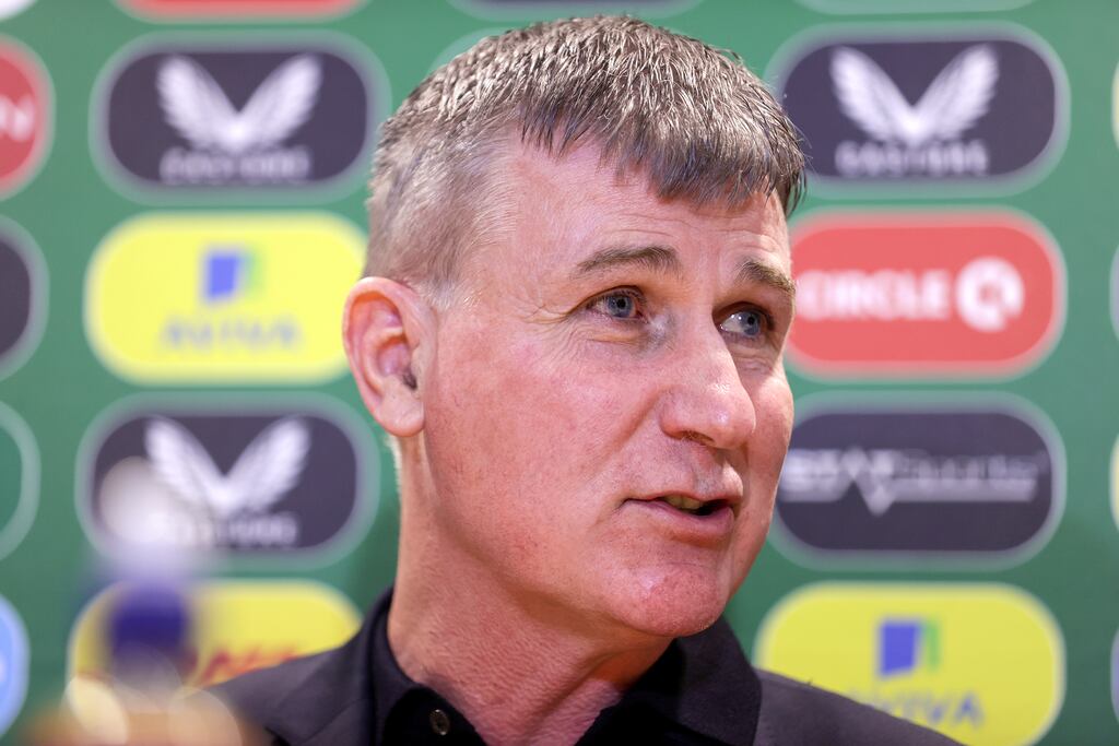 Ireland manager Stephen Kenny refused to discuss rumours linking him with the vacant manager position at Lincoln City. Photograph: Laszlo Geczo/Inpho