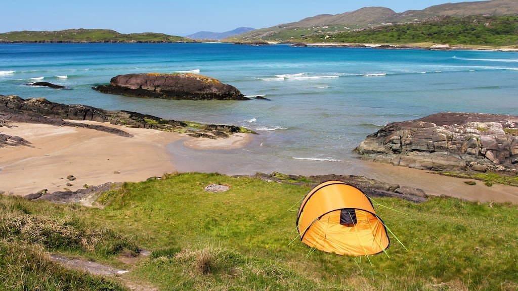 Camping   on the Ring of Kerry. You might be surprised how much you enjoy a few nights of wild camping far away from civilization. Photograph: iStock