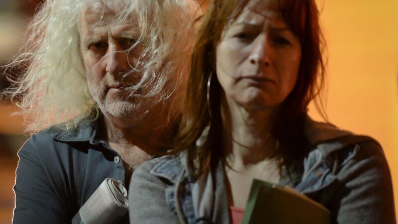 It’s a lonely place now for Mick Wallace and Clare Daly whose hardline ideological views have been almost universally condemned in Ireland and in Brussels. Photograph: Artur Widak/NurPhoto via Getty Images