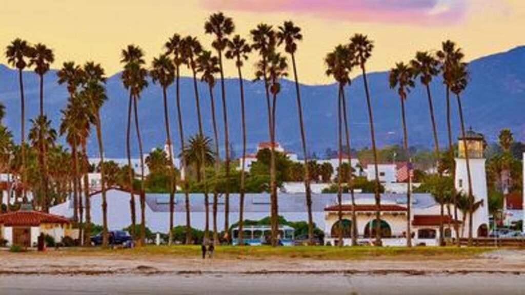 The beach at Santa Barbara PHOTOGRAPH: THINKSTOCK