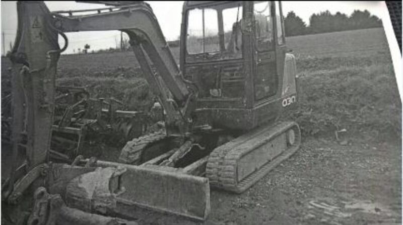 The stolen Daewoo Doosan Solar. Photograph: An Garda Síochána