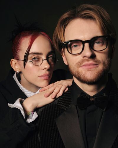 Collaborators: Billie Eilish with her brother, Finneas O’Connell. Photograph: Erik Carter/New York Times