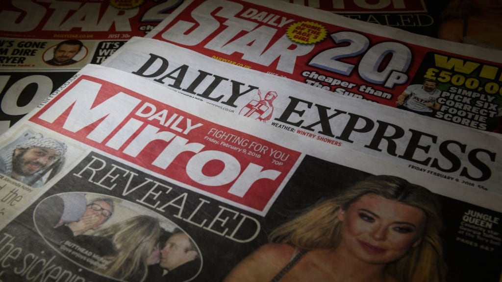 Print still accounts for more than three-quarters of the company’s revenues. Photograph: Leon Neal/Getty Images