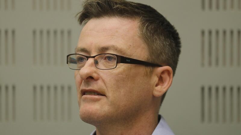 ‘There is real frustration out there with the rollout of the vaccine,’ says Sinn Féin’s health spokesman David Cullinane. Photograph: Lorraine O’Sullivan