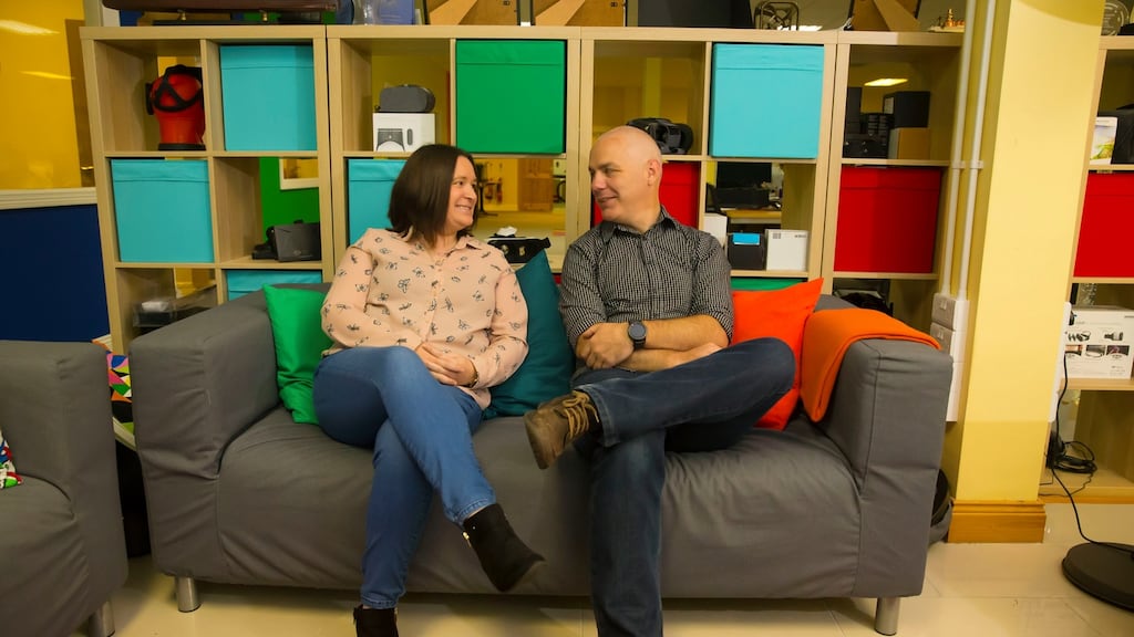 David and Sandra Whelan of VR Education Holdings. Photograph: Patrick Browne