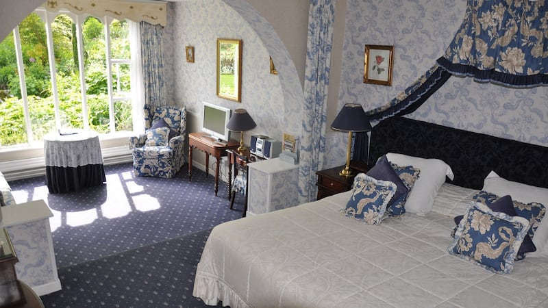 The dog-friendly suite at the Cashel House Hotel, in Connemara, Co Galway.