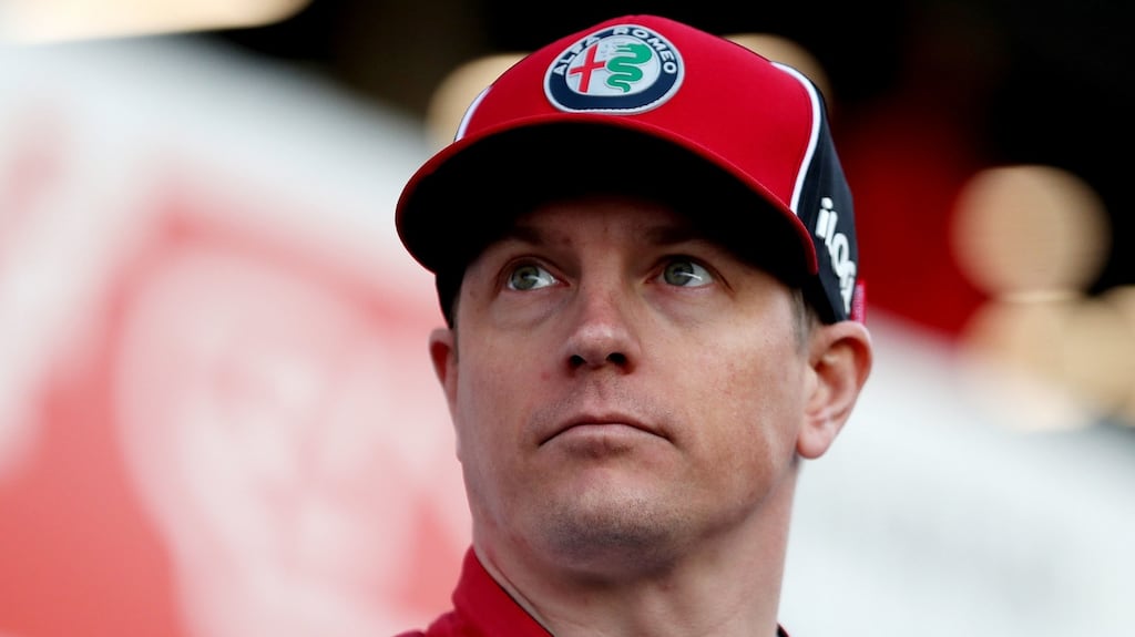 Kimi Raikkonen has been ruled out of the Dutch Grand Prix after testing positive for Covid-19. Photograph: David Davies/PA
