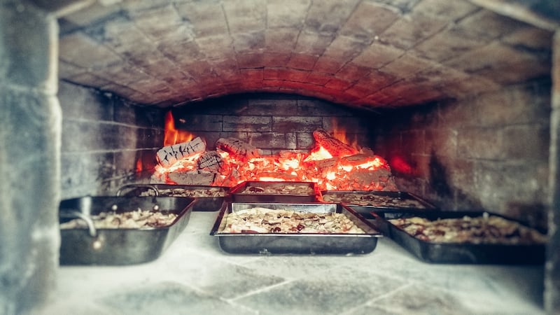 Inside Francis Nesbitt’s wood-fired oven