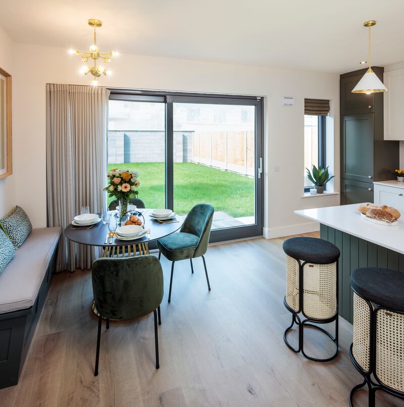 Kinsealy Woods: A2/A3-rated three-bedroom homes close to Portmarnock Dart station, priced from €525,000.