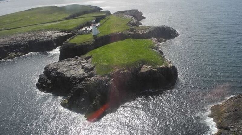 A seven acre plot on Rathlin O’Birne Island which includes two cottages formerly used by lighthouse keepers has gone on sale. Photograph: DNG Dorrian/MyHome.ie