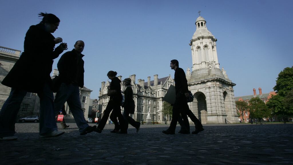 Hundreds of Trinity students have objected to pressure of ‘impossible’ exam changes. Photograph: Alan Betson