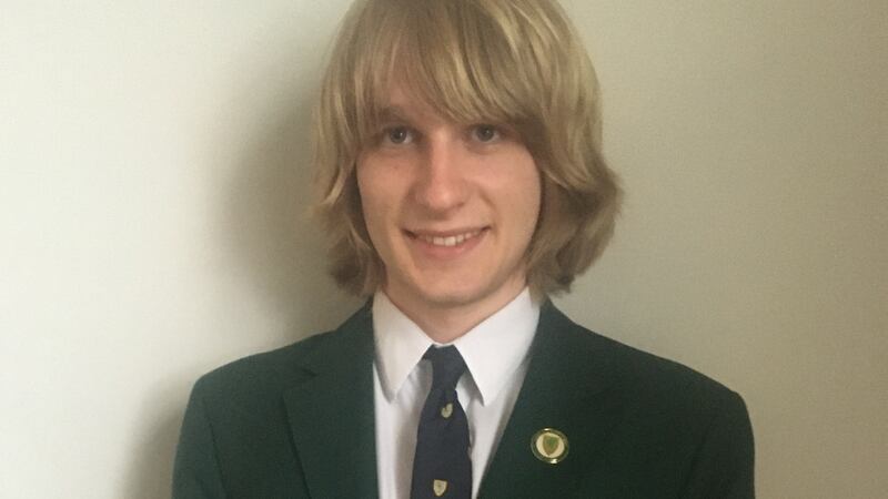 Oscar Despard, a student at Sandford Park School in Dublin, who also received 9H1s.