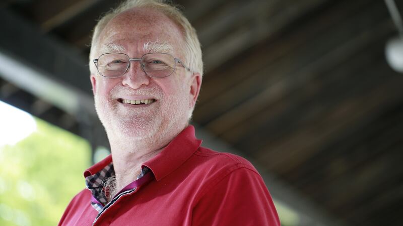 Stage manager Kevin Mullery: The show is a blend of sean-nós, new classical music, video, audio, economics, field recordings and politics. Photograph: Nick Bradshaw