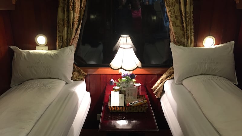 A cabin for two on the so-called Orient Express