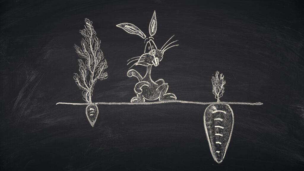 The idea of positive thinking as a form of magic that can breed rabbits in the fields of Britain runs counter to reality. Photograph: iStock