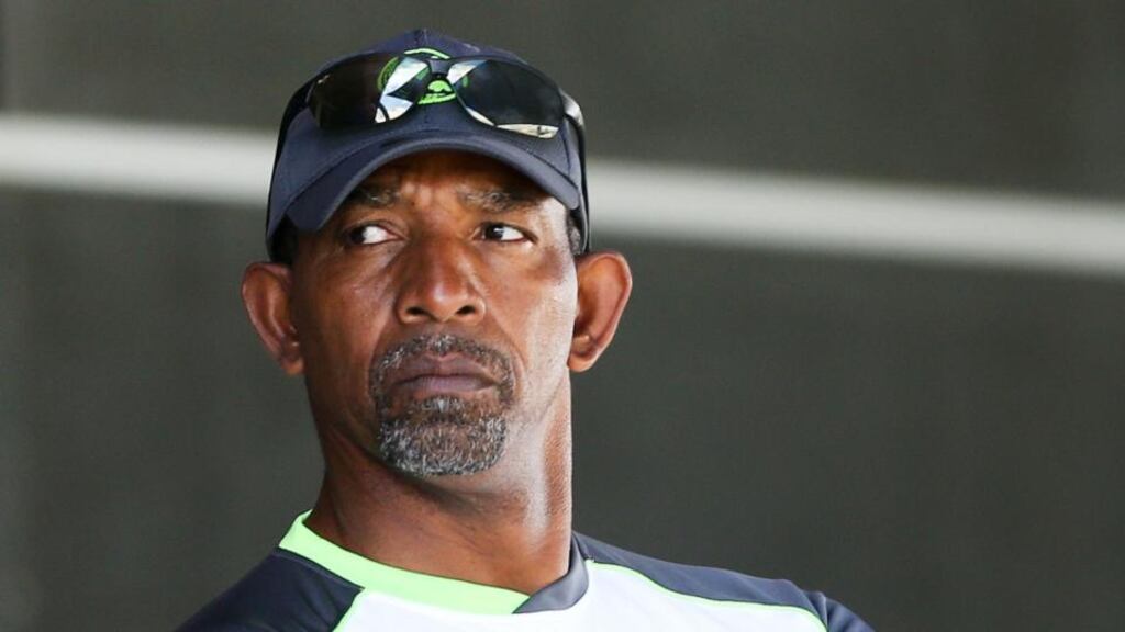 Ireland coach Phil Simmons believes his side have the edge over Zimbabwe ahead of the World Cup Pool B meeting between the sides in Hobart. Photograph: Hagen Hopkins/Getty Images