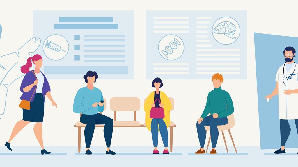 A GP will expect to spend an average of 10-15 minutes with you, hoping the quicker, more straightforward visits will balance out the longer, more complicated cases over the course of a day and prevent congestion in the waiting room. Photograph: iStock