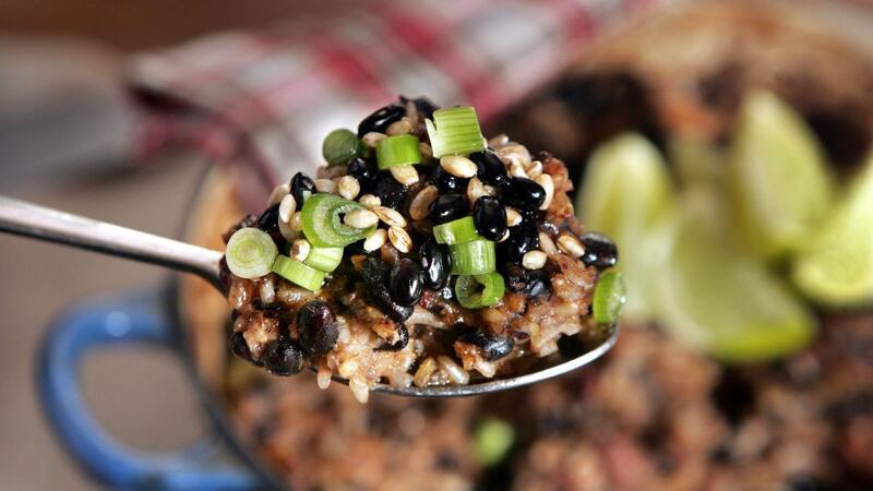 Black beans and rice