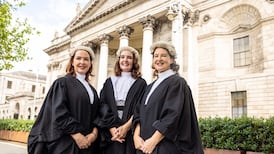 Three sisters called to the Bar of Ireland together on the same day