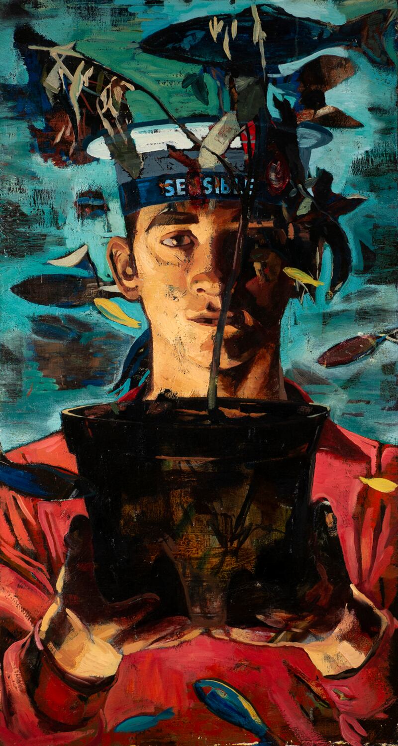 Captain Sensible by James Hanley (€2,000-€3,000), Whyte’s.