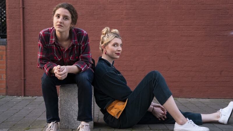 Louisa Harland and Kate Kennedy in Handy