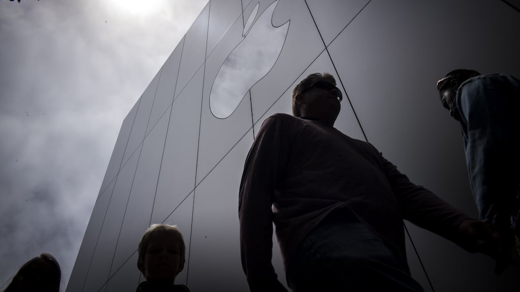Under the deal with Dialog, Apple is buying patents, a team of about 300 engineers. Photograph: David Paul Morris/Bloomberg