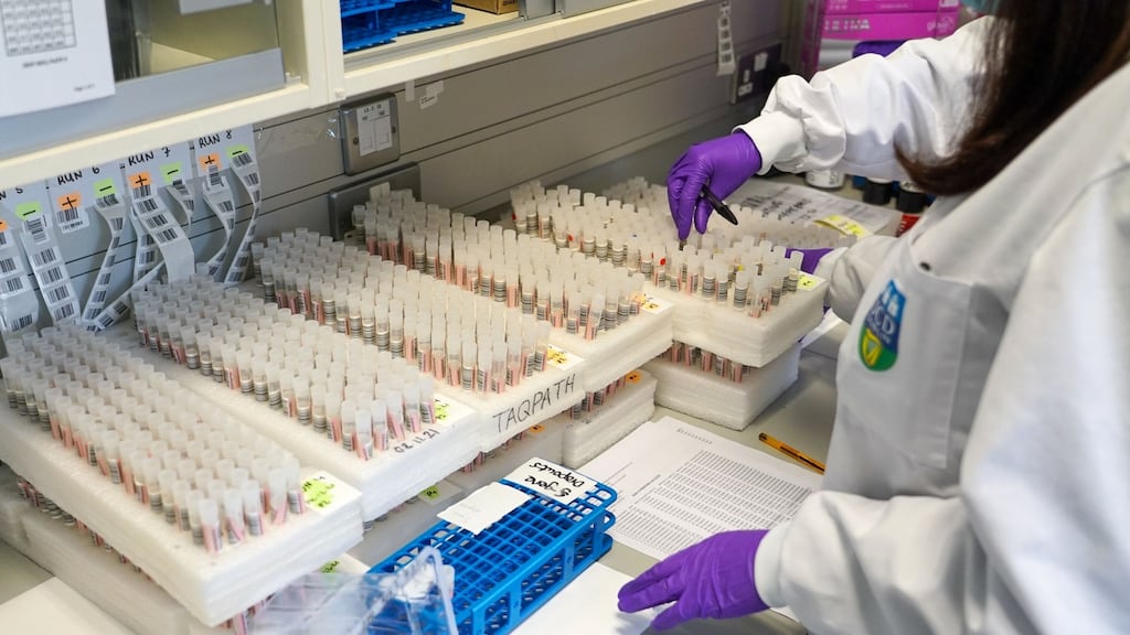 The number of people being treated for Covid-19 in the State’s hospitals has risen sharply on Tuesday and a further 9,006 cases of the disease have been reported. Photograph: Enda O’Dowd