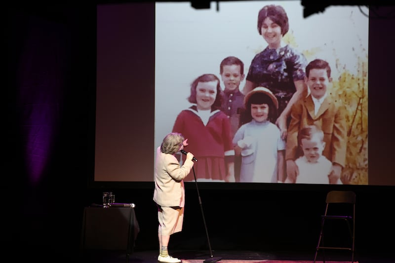 Rosie O’Donnell at 3Olympia Theatre in Dublin on Sunday. Photograph: Dara Mac Dónaill