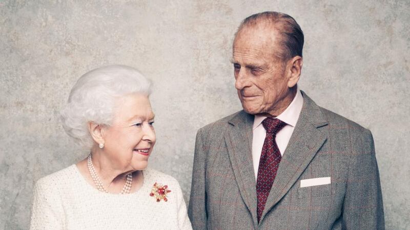 The Brits: It really does feel like the next time we see Queen Elizabeth she might have a knife clamped in her teeth and camouflage make-up on her face. Photograph: Matt Holyoak/CameraPress/PA