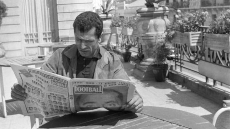 Mustapha Zitouni keeps abreast of French football news while in ‘exile’ back home in Tunis. Photograph: Presse Sports/freshfocus