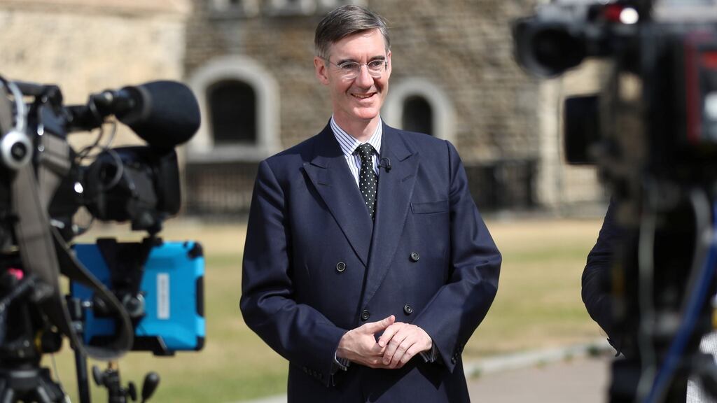 Brexit campaigner Jacob Rees-Mogg: ‘The amendments will put into law the government’s often stated position that Northern Ireland should be treated the same way as the rest of the country.’ Photograph: Simon Dawson/Reuters