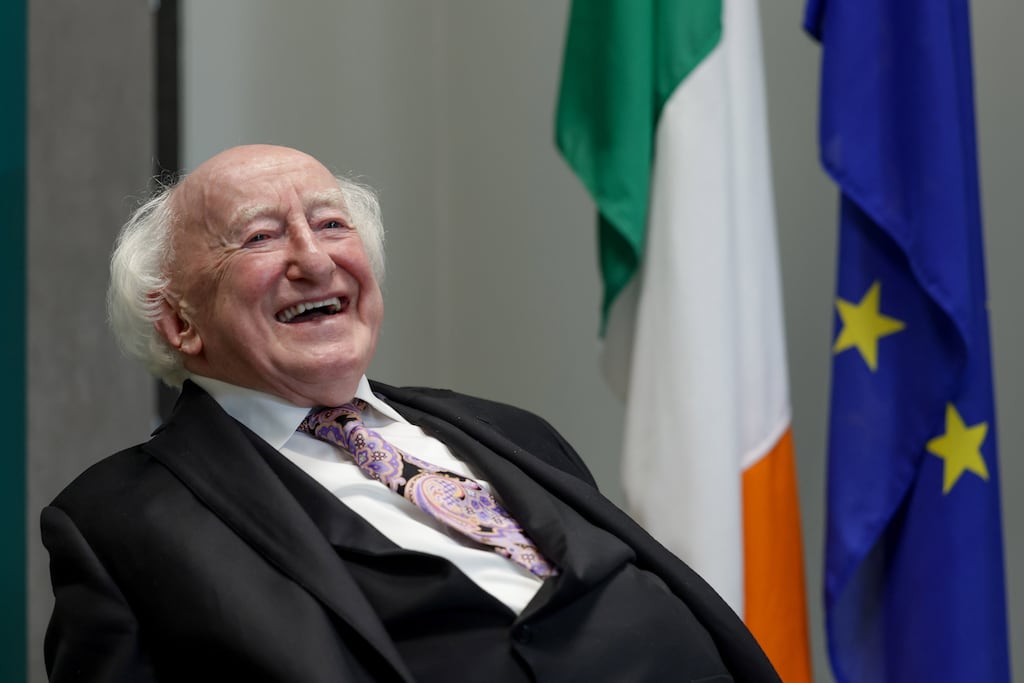 There are even tea cosies in the image of Michael D Higgins. Photograph: Tony Maxwell