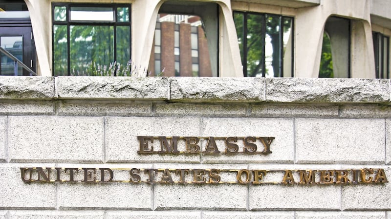 The existing US Embassy in Dublin 4
