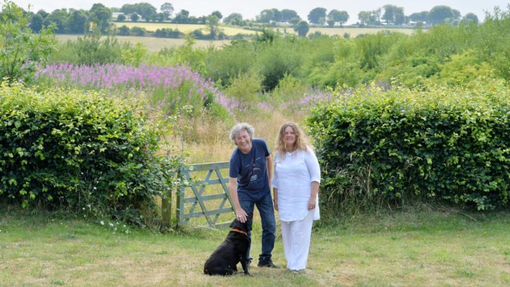 Couple Albie Godson and Suzanne Power on their property in south county Wexford. Photograph: Alan Betson/The Irish Times