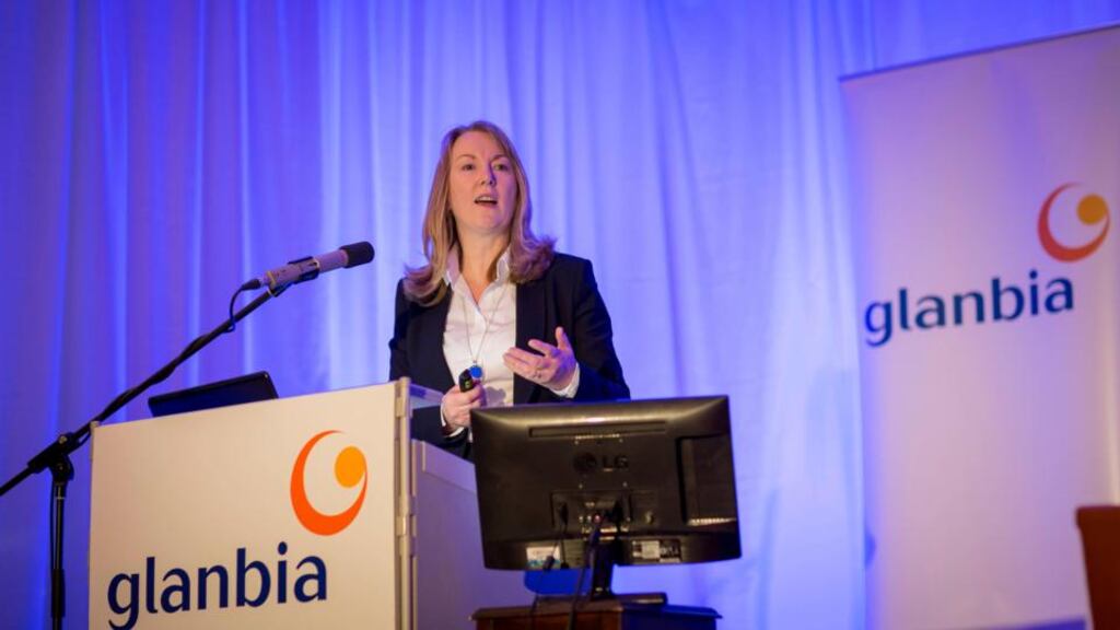 Glanbia’s managing director Siobhán Talbot: ‘We only use legitimate structures to support our international expansion.’ Photograph: Dylan Vaughan.