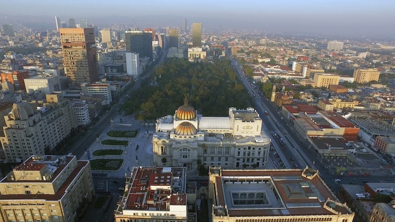 The Palacio de Bellas Artes in Mexico City. Photograph: The New York Times