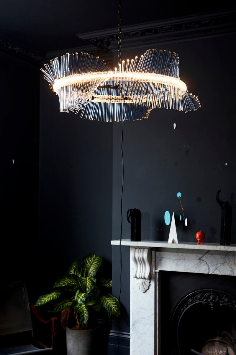 Tonntracha, a wave-inspired chandelier, from €7,000, Laura Quinn Design. Photograph: Graham Atkins-Hughes