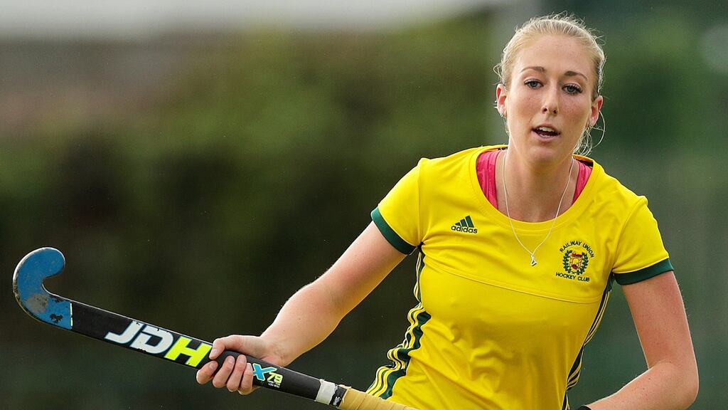 Railway Union’s Sarah Hawkshaw is in the Ireland squad for the FIH Series Finals. Photo: Laszlo Geczo/Inpho