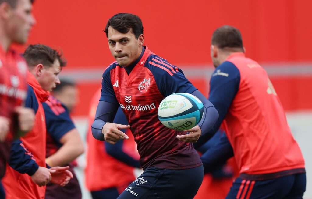 Munster's Antoine Frisch. Photograph: James Crombie/Inpho
