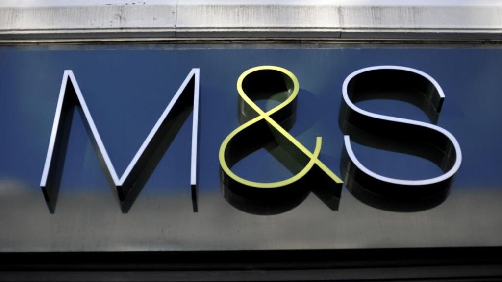 Marks and Spencer reported an eighth successive quarter of falling sales in its clothing division. Photograph: Tim Ireland/PA Wire.