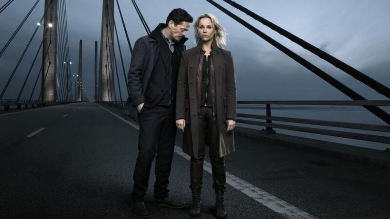 The Bridge: Thure Lindhardt and Sofia Helin star in the final series. Photograph: Karl Nordlund/BBC