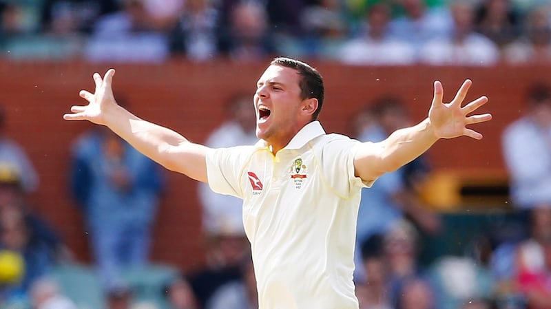 Australia’s attack, including Josh Hazelwood, have proven potent in the opening two Ashes Tests. Photograph: Jason O’Brien/PA