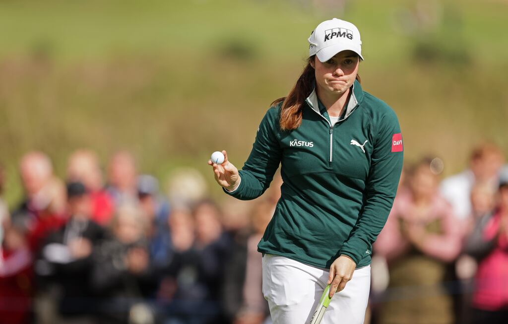 Leona Maguire came up just short in her home tournament. Photograph: Ben Brady/Inpho
