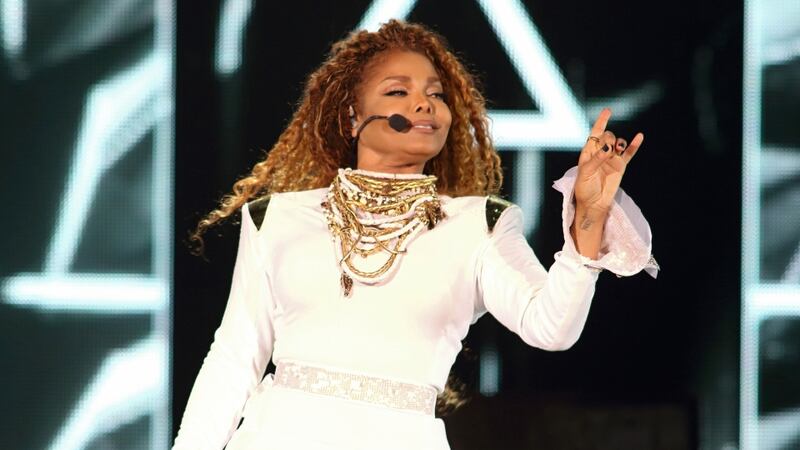 Janet Jackson performs on stage during her 'Unbreakable' World Tour concert. Photograph: Alexander Tamargo/Getty Images