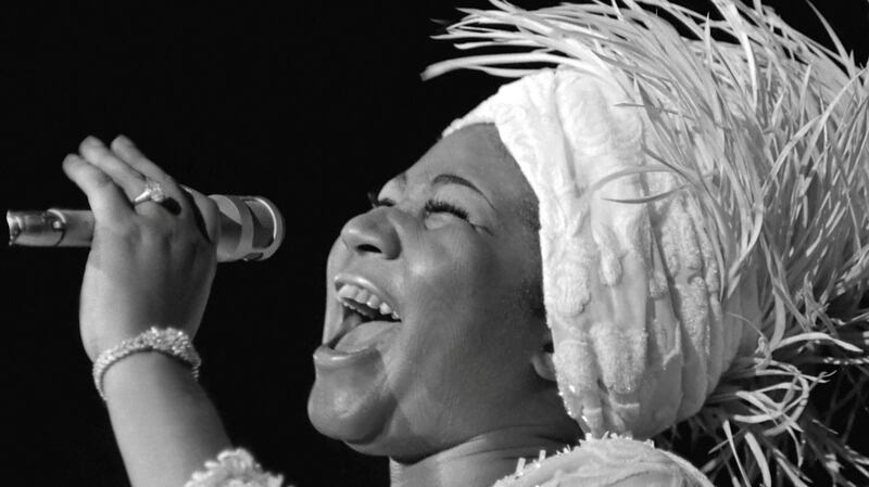 Aretha Franklin opens at Caesars Palace in Las Vegas, Nevada, 1969. Photograph: Reuters